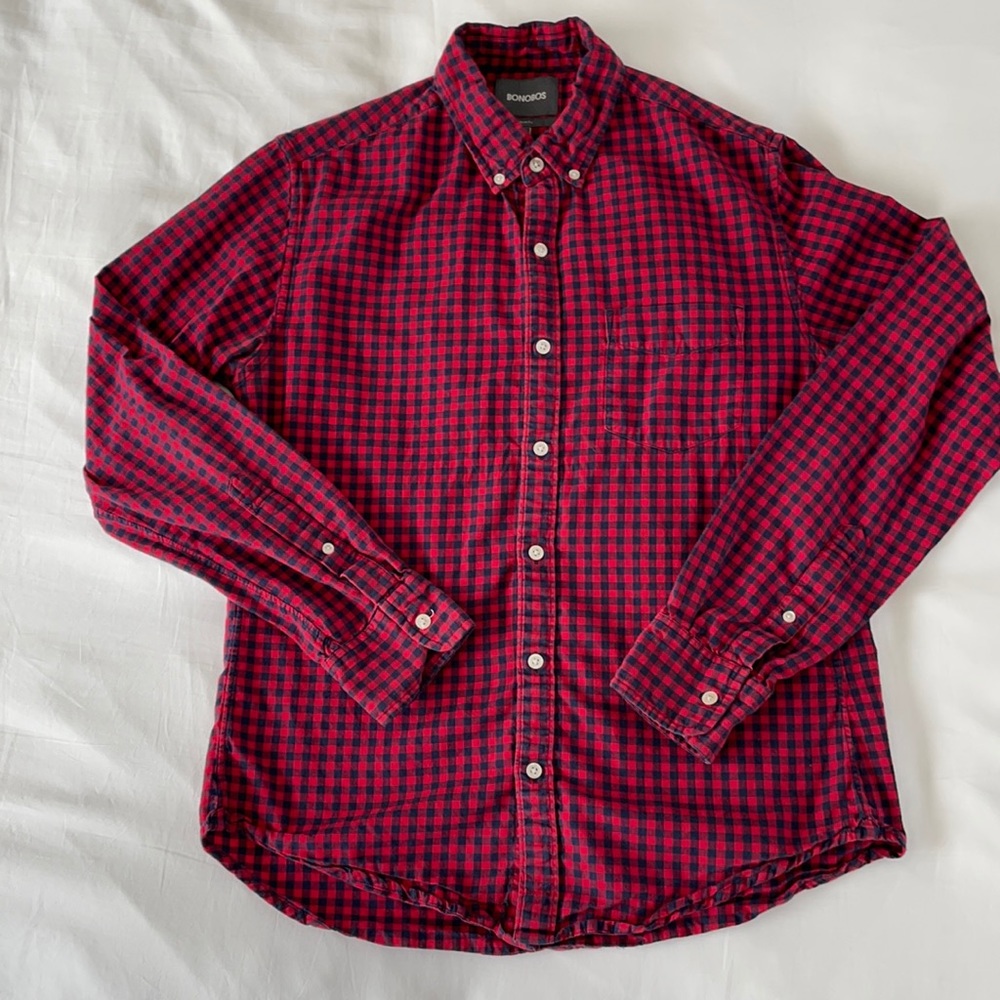 Bonobos Slim Fit Button Down Shirt In Checkered